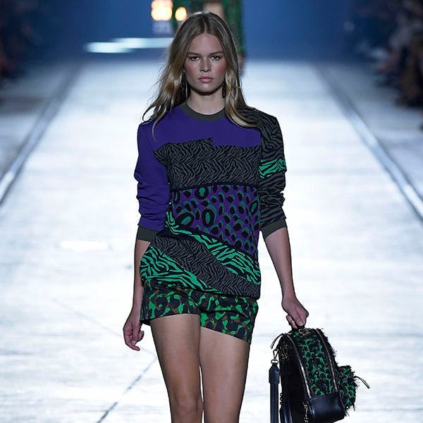 versace ready to wear spring summer 2016 _milan september 2015 clothing apparel person human footwear runway shoe fashion