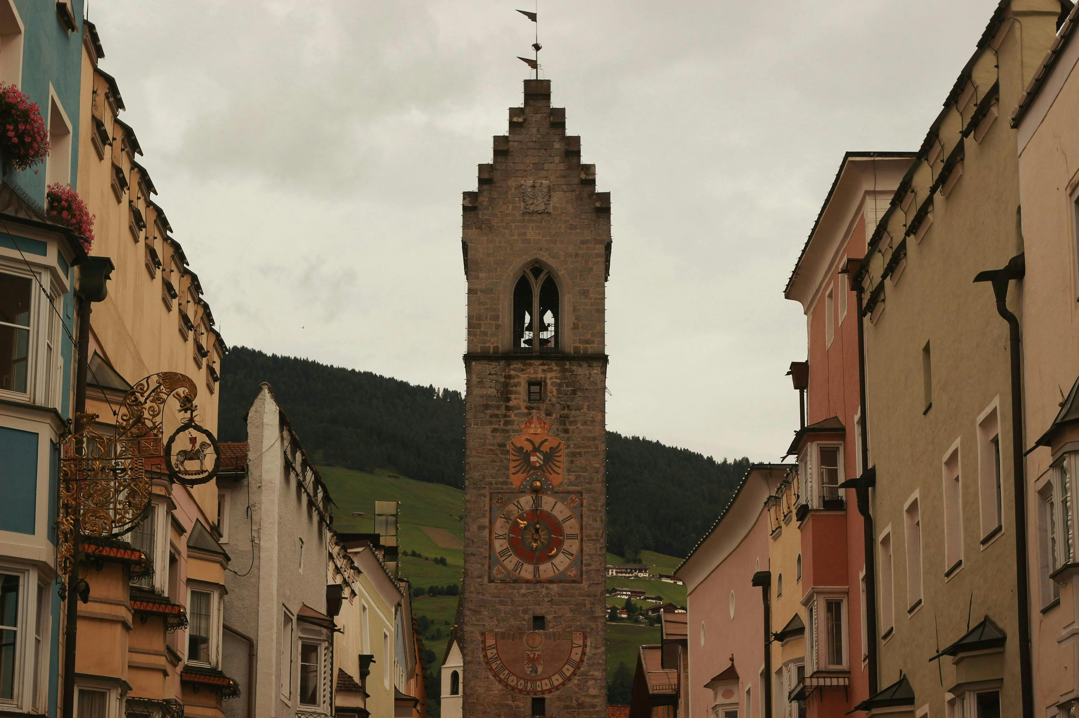 architecture building clock tower tower